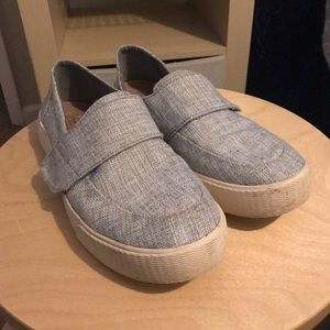 Toms Velcro slip-on sneakers - Gray, sz 8